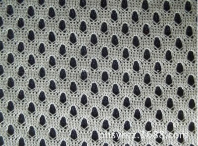 PH-YN  反光布 五孔一圓網眼布   成份：100%滌綸   紗支50D   側面照